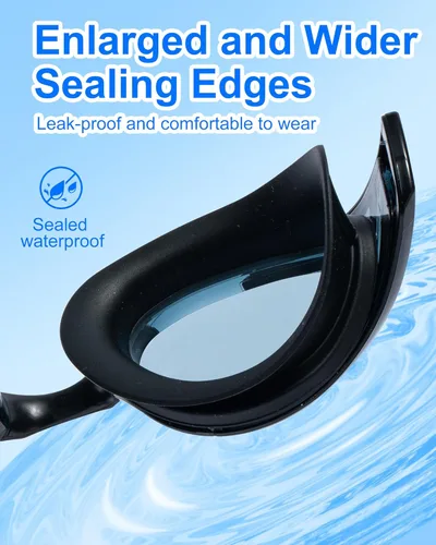 Vista 5 de seasprint Swim Goggles, Super Clear View,Goggles Swimming Adult, Suitable for All Kinds of Swimming Programs