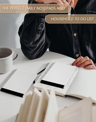 Vista 3 de 6 paquetes de blocs de notas pequeños de repuesto 3 x 5 pulgadas con 30 hojas de papel para notas en cada bloc Mini blocs de bolsillo de repuesto