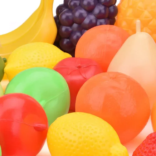 Vista 4 de Bolsa de frutas a tamaño real, set de juego para niños, de Liberty Imports
