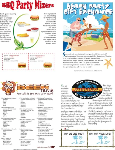 Printable BBQ Party Games Pack for Mac [Download]