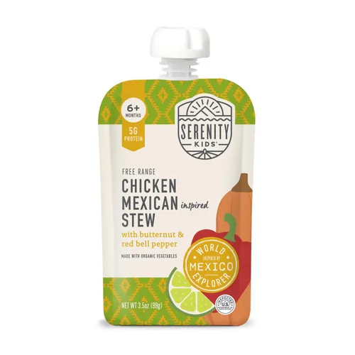 Vista 38 de Serenity Kids Bolsas de comida para bebés de más de 6 meses – Alimento orgánico para bebés lleno de nutrientes con 0.18 oz de proteína – Bolsas