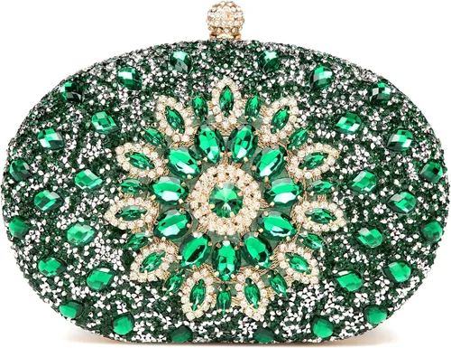 Vista 16 de Bolsos de Noche para Mujer, Bolsos de Mano de Lujo con Brillantes de Rincón Sparkly, Rhinestone, Luxury, Sparkly, Rhinestone, Luxury