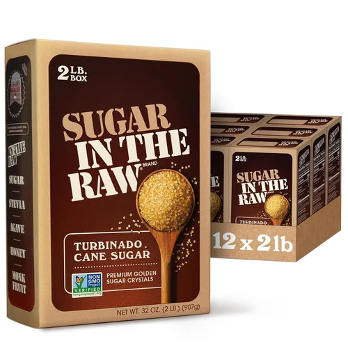 Vista 8 de SUGAR IN THE RAW, paquetes de azúcar de caña granulada, bolsa de 4 libras (paquete de 4)