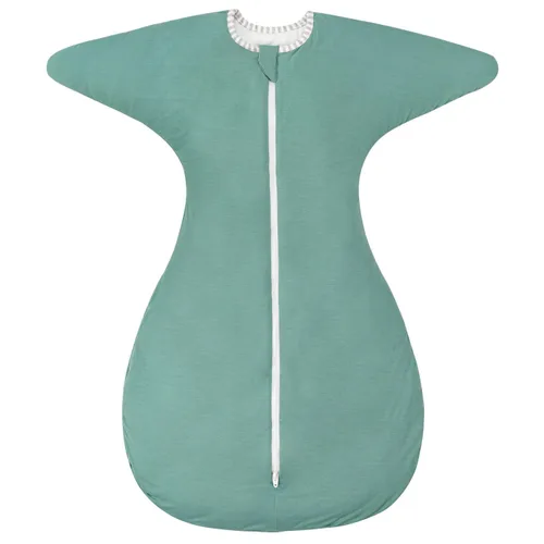 Vista 13 de ZIGJOY Shark-Fin - Manta de transición para recién nacido, 0.5 tog de rayón hecho de bambú, saco de dormir para bebé, manta con cremallera de 2