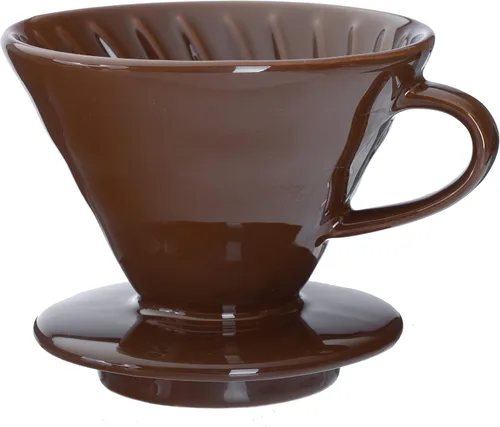 Vista 2 de Filtro gotero de café para preparar a mano - Accesorios de cerámica para preparación lenta de café para el hogar, cafeterías, restaurantes - Fácil