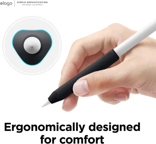 Vista 3 de elago Grip [2 unidades] Compatible con Apple Pencil Pro, Apple Pencil de 1ª generación, Apple Pencil de 2ª generación y Apple Pencil USB-C