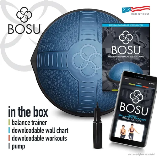 Vista 3 de BOSU Nexgen Balance Trainer, Half-Ball Training Equipment, 65 cm Diameter, 300 lb Capacity - Burst-Resistant Stability Exercise Tool w/Non-Slip
