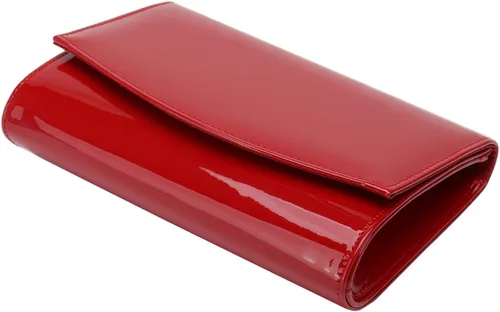 Vista 5 de CHARMING TAILOR Bolso de mano con solapa de charol clásico elegante y elegante bolso de noche