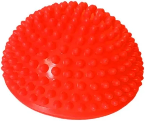 Vista 5 de Half Balance Training Ball - Small PVC Semi-Round Stability Trainer with Textured Non-Slip Surface - Balance Board for Core Workouts