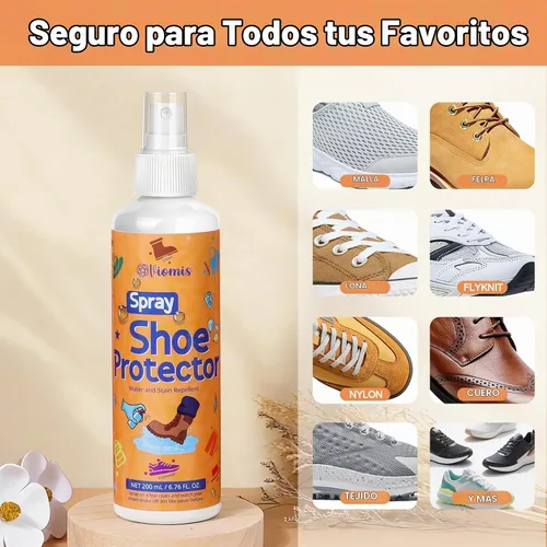Vista 4 de Shoe Protector Spray - 6.76oz Professional Waterproof Stain Guard Advanced Nano Protection for Suede,Leather,Fabric