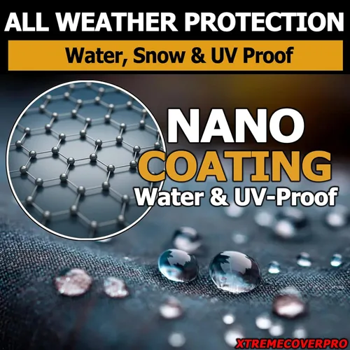 Vista 3 de Funda para coche compatible con 2016 2017 2018 2019 2020 Dodge RAM 1500 Crew CAB de 6.5 pies XTREMECOVERPRO Diamond Series Black Truck Cover