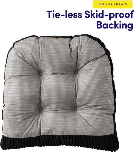 Vista 3 de Sweet Home Collection - Juego de cojines para silla mecedora (antideslizante, parte superior e inferior con lazos)