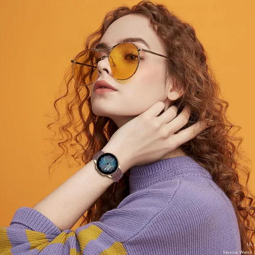 Vista 6 de 4 Pack de bandas grabadas con leopardo compatibles con Samsung Galaxy Watch 7/FE/6/5/4 Band 40mm 44mm, Galaxy Watch 5 Pro 45mm, Galaxy Active 2