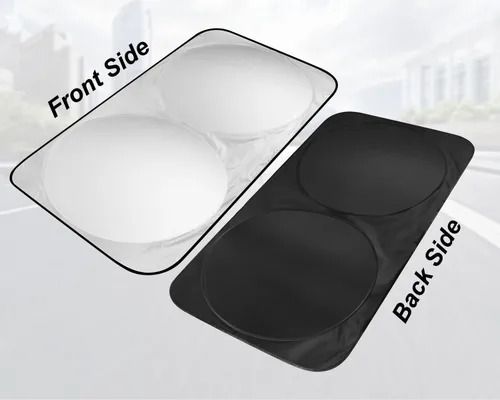 Vista 6 de XHRING Parasol para parabrisas para Dodge RAM 1500 2500 3500 2010-2024 2025 2026 2/4 puertas regulares, Quad Crew Mega Cab, accesorios