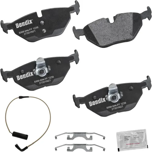Vista 48 de Pastillas de Freno Traseras Cerámicas Bendix Priority1 CFC1510 para INFINITI QX56 2013-2011, QX80 2024-2014, Nissan Armada 2023-2017