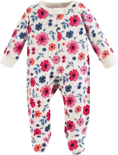 Vista 2 de Touched by Nature Baby Girls' Organic Cotton Sleep and Play