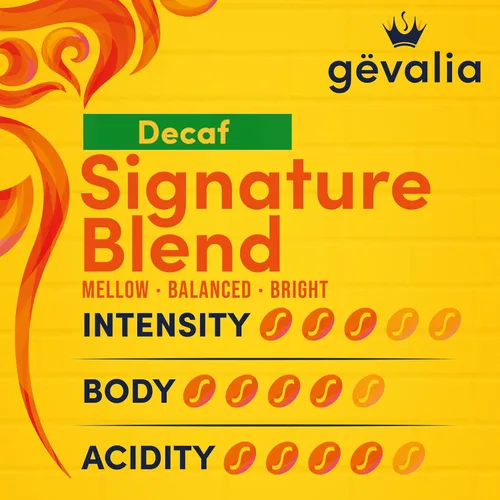 Vista 7 de Gevalia Signature Blend Cápsulas de café K-Cup descafeinado tostado suave, caja de 10
