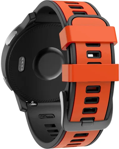 Vista 11 de ISABAKE Correas compatibles con Garmin Vivoactive 4/Samsung Galaxy Watch de 1.81 pulgadas, 0.86 pulgadas, correa de silicona para Ticwatch Pro