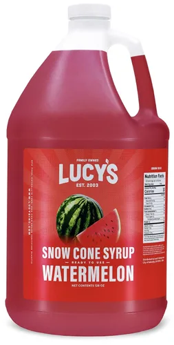 Vista 12 de Lucy's Family Owned – Jarabe para cono de nieve de raspado – 1 galón (128 onzas)
