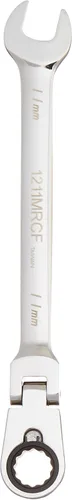 Vista 19 de Williams JHW1210RCF Llave combinada SAE reversible de cabeza flexible de 12 puntos, con acabado cromado pulido - 5/16 pulgadas