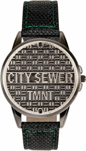 Vista 2 de Teenage Mutant Ninja Turtles Miembros y reloj de placa de alcantarillado, Moderno