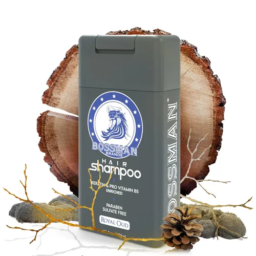 Vista 15 de Bossman Combo de champú y acondicionador para el cabello, sin parabenos y sin sulfatos (Royal Oud)