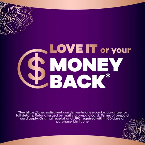 Vista 11 de Always Discreet Boutique - Ropa interior para incontinencia y posparto para mujer, máxima protección, talla S/M, negro, 12