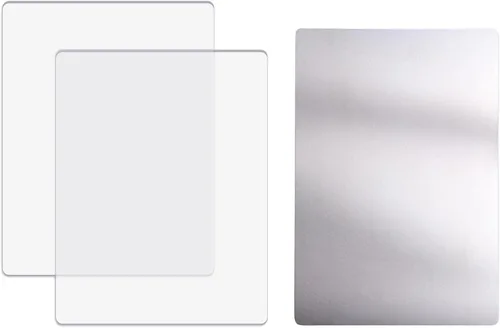 Vista 12 de Paquete de 2 almohadillas de corte circulares acrílicas para máquina de troquelar; placas de corte redondas de plástico de policarbonato