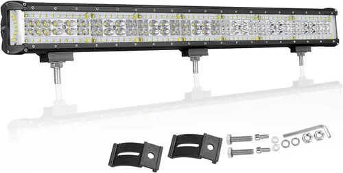 Vista 11 de Luces LED de disparo lateral, Muto-Beam, 2 piezas, 4 pulgadas, cuatro filas, luces LED para niebla, lámparas impermeables para conducción
