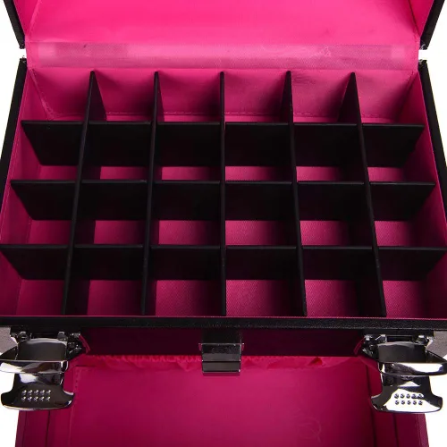 Vista 33 de Organizador de maquillaje valija, Shany Cosmetics Pink Matters uñas accesorios, Ave del Paraiso
