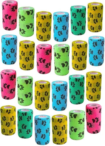 Vista 14 de Cinta adhesiva para veterinarios (negro) (paquete de 2) (3 pulgadas x 15 pies), autoadhesiva, adherente, cohesiva, flexible, autoadhesiva, rollo