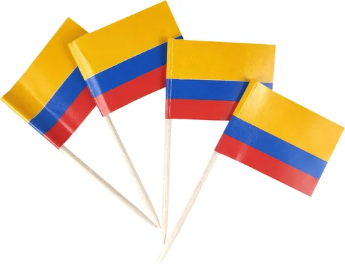 Vista 20 de JBCD Bandera afroamericana con palillo de dientes panafricano, mini banderas negras de liberación para cupcakes, 200