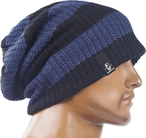 Vista 72 de FORBUSITE Gorro de punto largo holgado para hombre para verano e invierno, de gran
