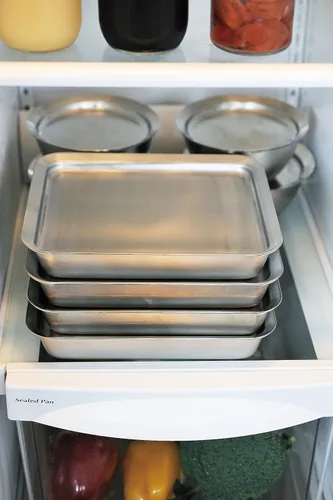 Vista 4 de La Base LB-013 Tsubamesanjo Stainless Steel Square Plate, 8.3 inches (21 cm), Made in Japan