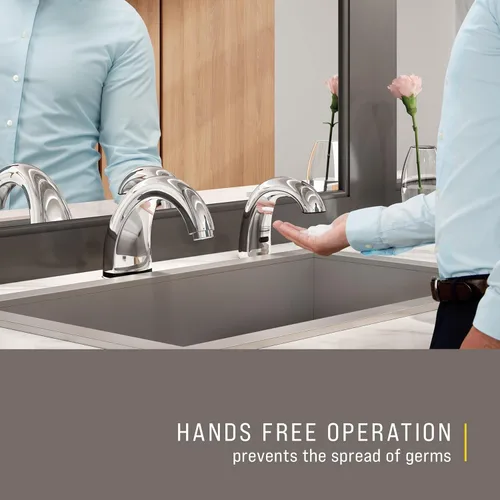 Vista 4 de Rubbermaid Commercial One-Shot FG750339. Despachador automático de jabón y espuma, discreto, de cromo.