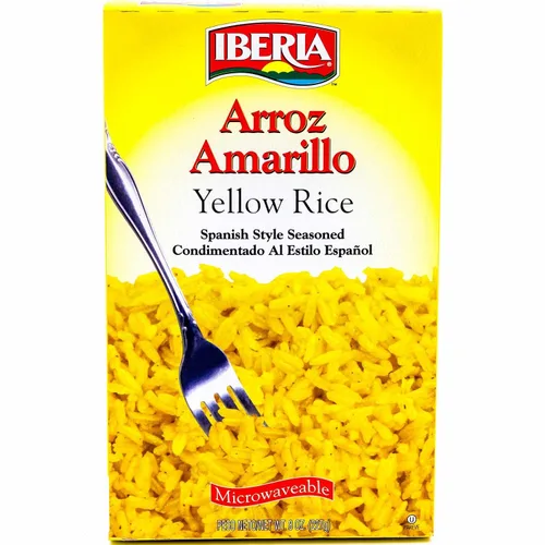 Vista 9 de Iberia Arroz amarillo estilo español, 3.4 libras.