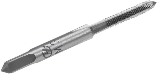 Vista 8 de uxcell Machos de mano métricas M3 rosca 0.5 paso 3 flautas rectas H2 herramienta de aleación de acero inferior y cono tornillo roscado herramientas