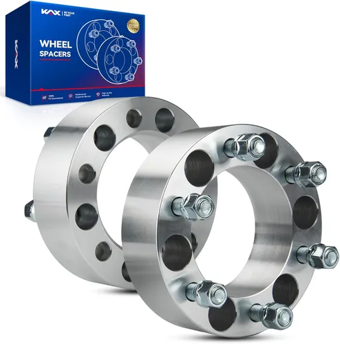 Vista 165 de KAX Espaciadores de rueda 4x4, adaptadores de espaciadores de rueda de 1" con pernos de 1/2" x20, diámetro del cubo de 59 mm, 2 piezas para Xpress