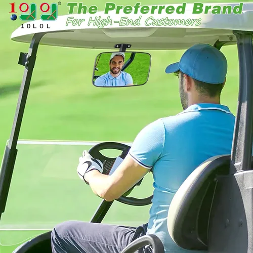 Vista 2 de 10L0L Espejo retrovisor universal para carrito de golf Yamaha EZGO Club Car