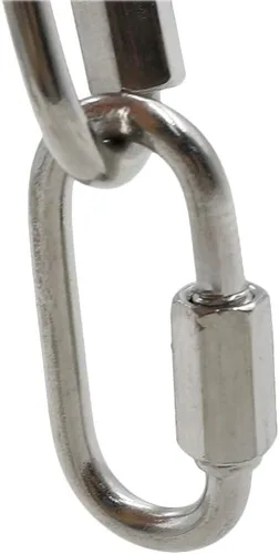 Vista 4 de Mosquetón de bloqueo en forma de D de acero inoxidable de enlaces rápidos 24pcs