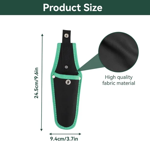 Vista 6 de Funda de podadora de jardín, tijeras de podar, funda de tijera, tijeras de podar, bolsa de herramientas con hebilla