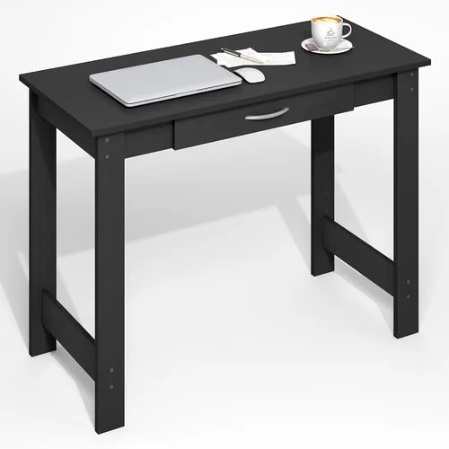 Vista 18 de Furinno Moretti Lifestyle - Escritorio de estudio, 35 pulgadas, roble francés gris gris roble francés
