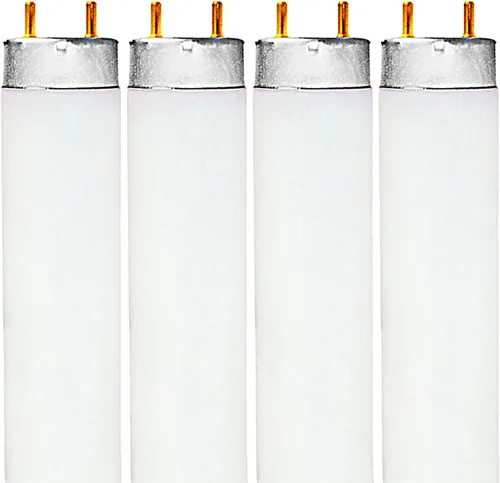 LUXRITE F17T8/835 - Bombilla fluorescente T8 de 17 W y 24 pulgadas, 3500 K blanco natural, 1350 lúmenes, base bi-pin mediana G13, LR20751, paquete