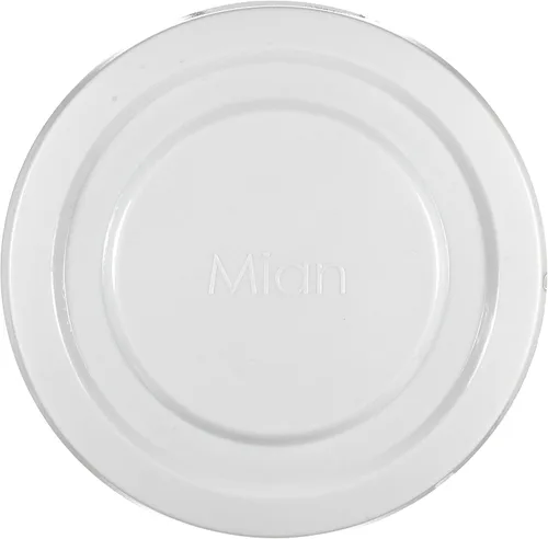 Vista 2 de Mian Tapas de plástico blancas para vidrio de trabajo Luminarc, paquete de 6