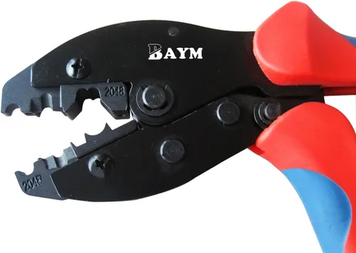 Vista 3 de BAYM Alicates de crimpado para herramienta de desmontaje de terminales de bujía LY-2048 Crimpadora de alambre de bujía de 0.335 in