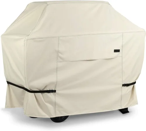 Vista 9 de NettyPro Cubierta de plancha para parrilla Blackstone de 28 pulgadas, impermeable, resistente a los rayos UV, 2 quemadores, cubierta de parrilla