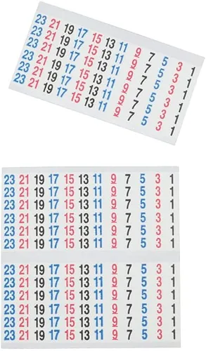 Vista 4 de Marcadores Klein Tools 56250, números del 1 al 48