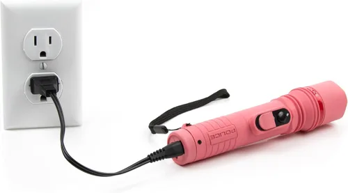 Vista 6 de POLICE Pistola aturdidora 305 con linterna LED, rosa