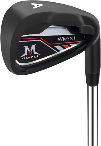 Vista 9 de MAZEL WM-X1/2 Hierros individuales para palos de golf para hombres 1,2,3,4,5,6,7,8,9, Pitching Wedge, Approach Wedge, Sand Wedge con ejes