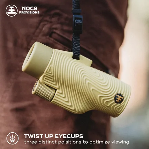 Vista 6 de Nocs Provisions Tubo de campo 8x32 monocular impermeable, telescopio de 8X aumento, prisma Bak4, amplio campo de visión para observación de aves